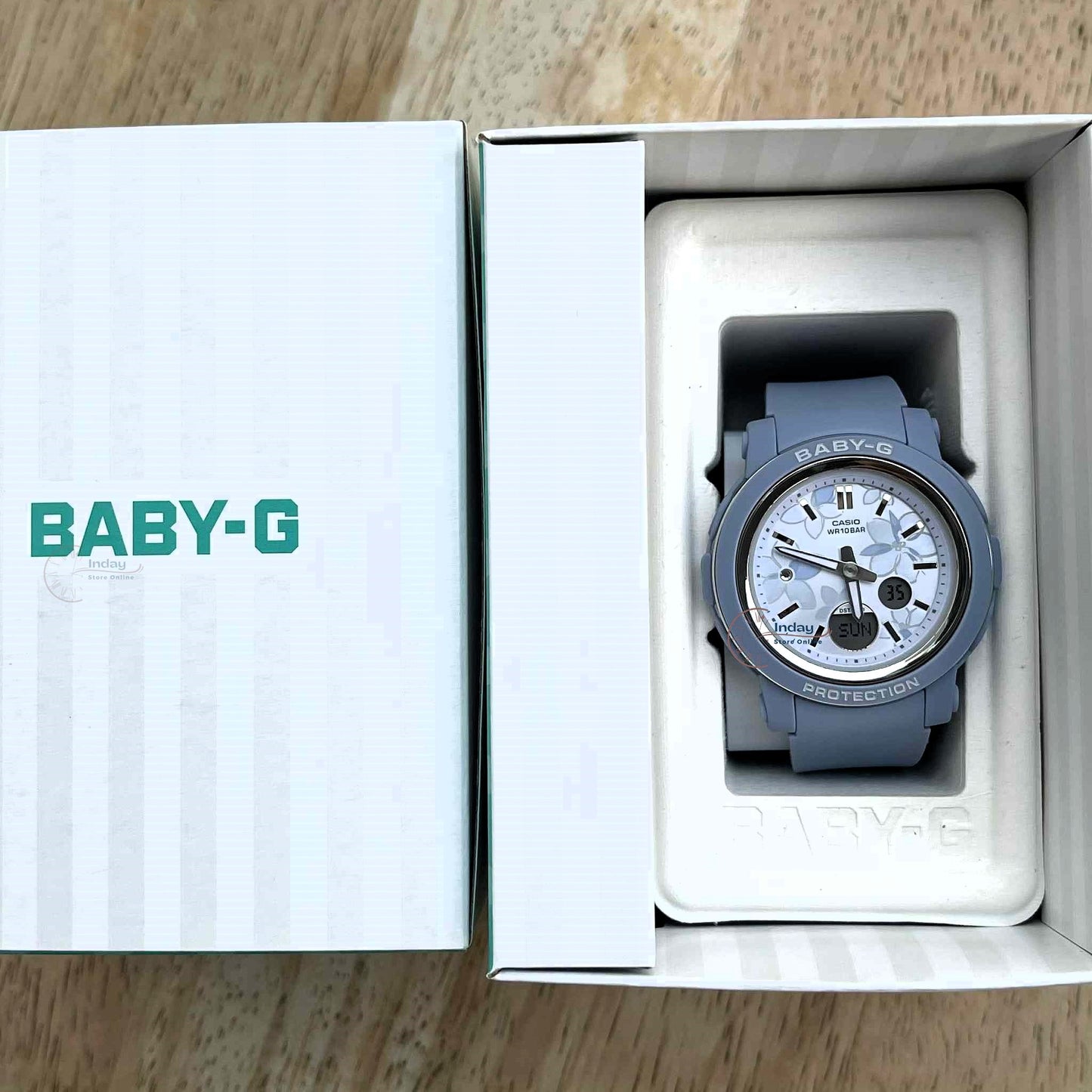 Casio Baby-G Women's Watch BGA-290FL-2A Mineral Glass Resin Band Shock Resistant Battery Life: 3 Years