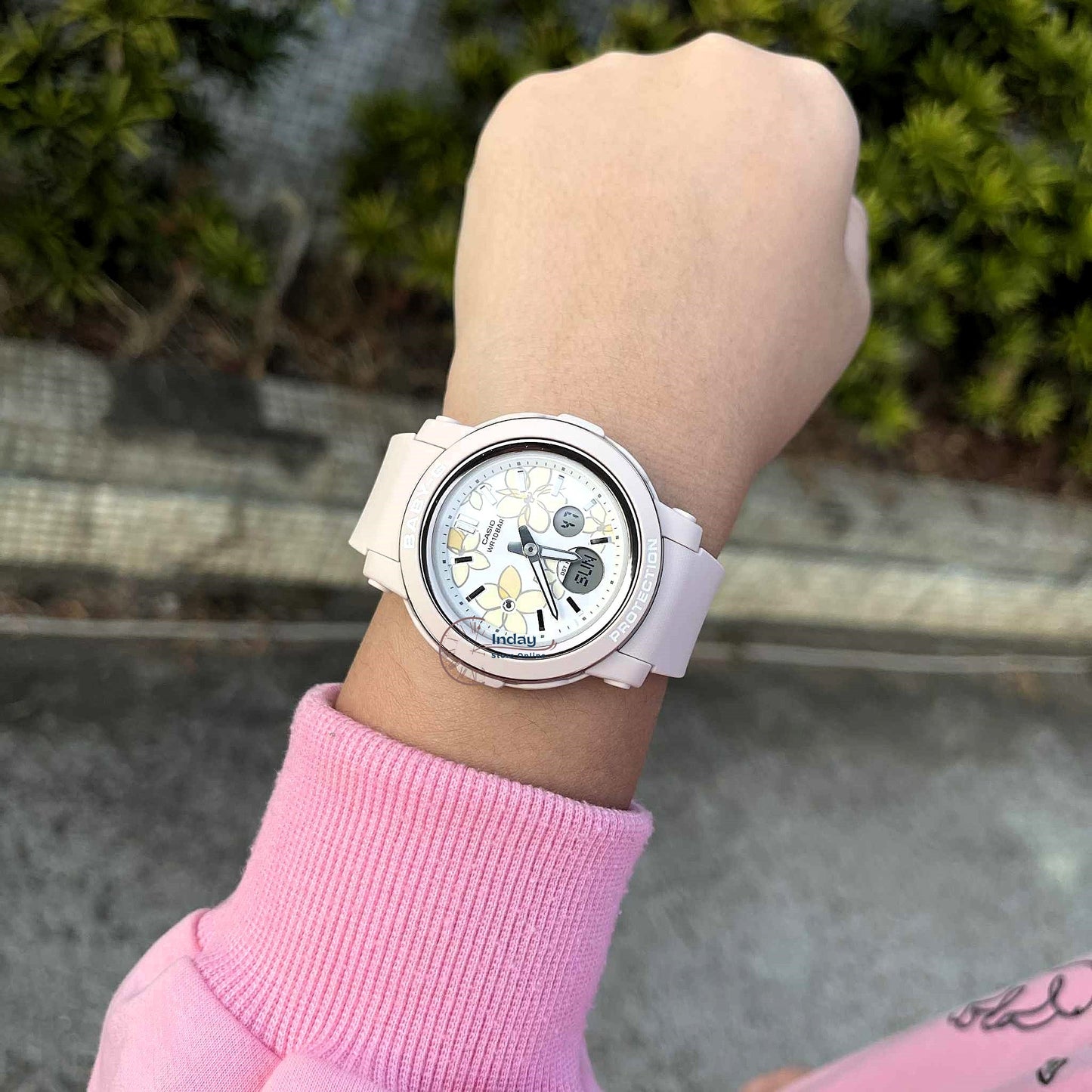 Casio Baby-G Women's Watch BGA-290FL-4A Mineral Glass Resin Band Shock Resistant Battery Life: 3 Years