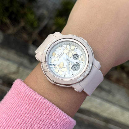 Casio Baby-G Women's Watch BGA-290FL-4A Mineral Glass Resin Band Shock Resistant Battery Life: 3 Years