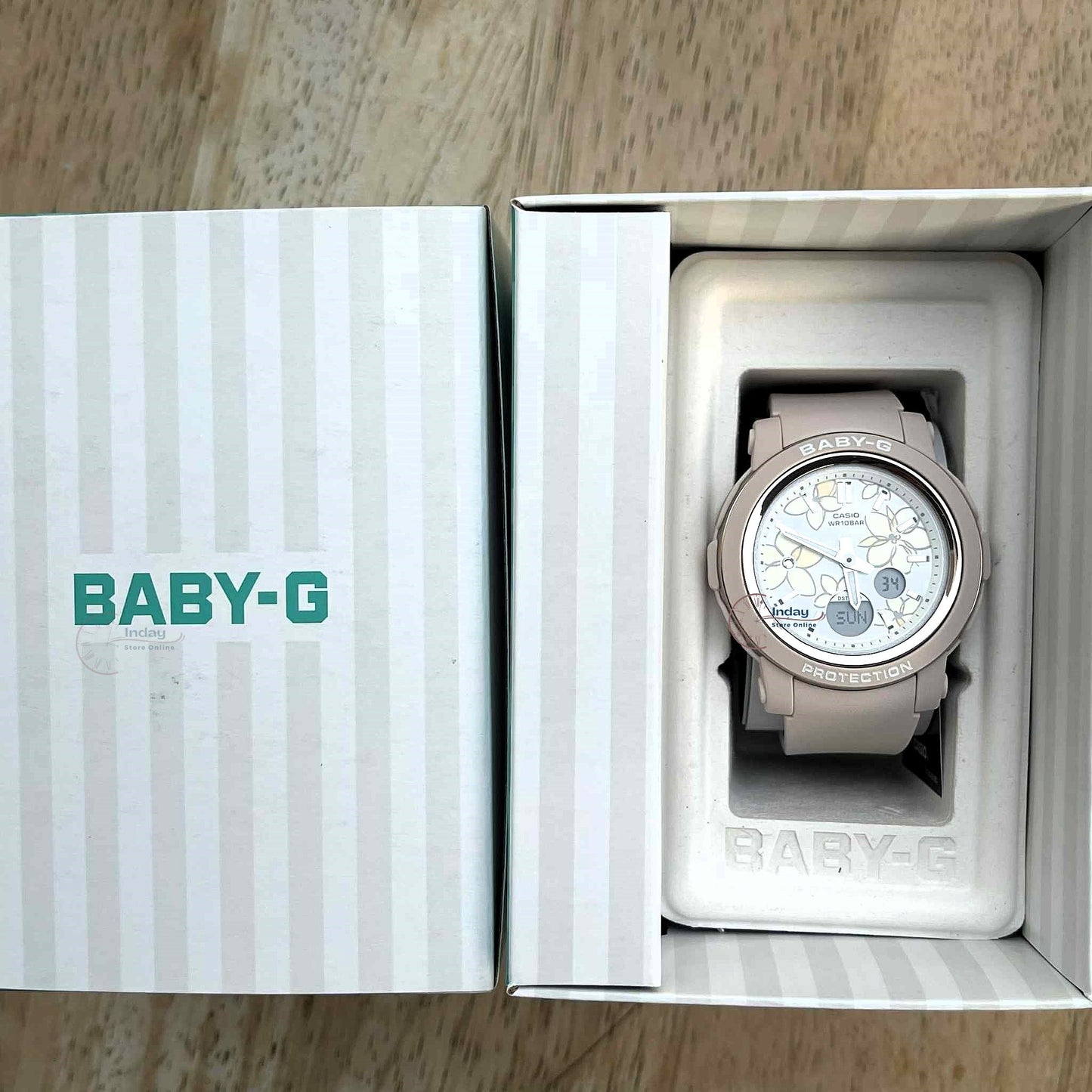 Casio Baby-G Women's Watch BGA-290FL-4A Mineral Glass Resin Band Shock Resistant Battery Life: 3 Years