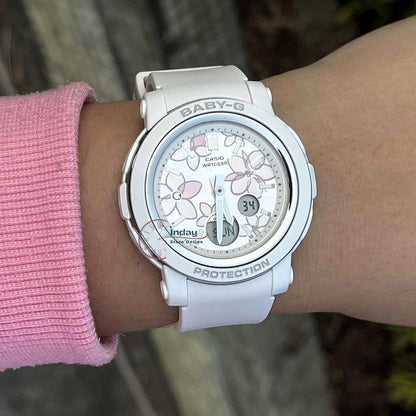 Casio Baby-G Women's Watch BGA-290FL-7A Mineral Glass Resin Band Shock Resistant Battery Life: 3 Years