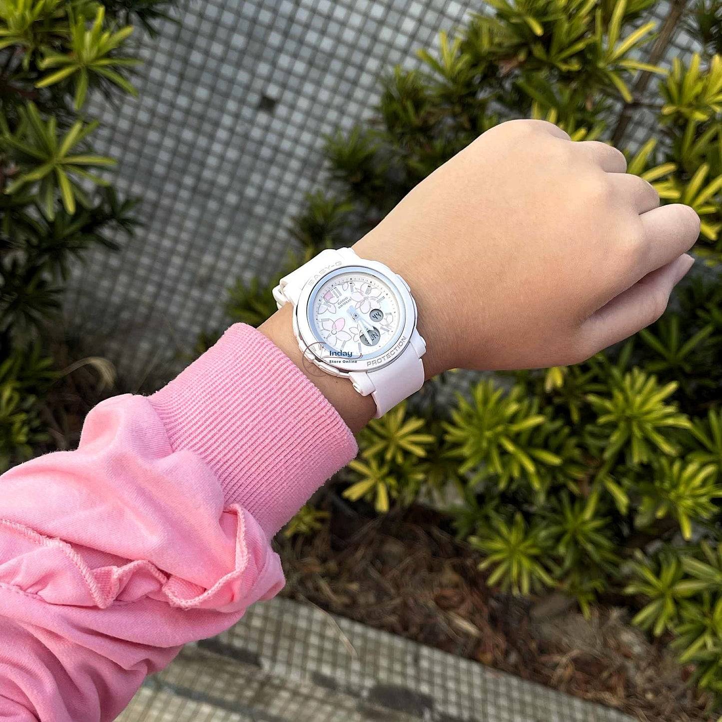 Casio Baby-G Women's Watch BGA-290FL-7A Mineral Glass Resin Band Shock Resistant Battery Life: 3 Years