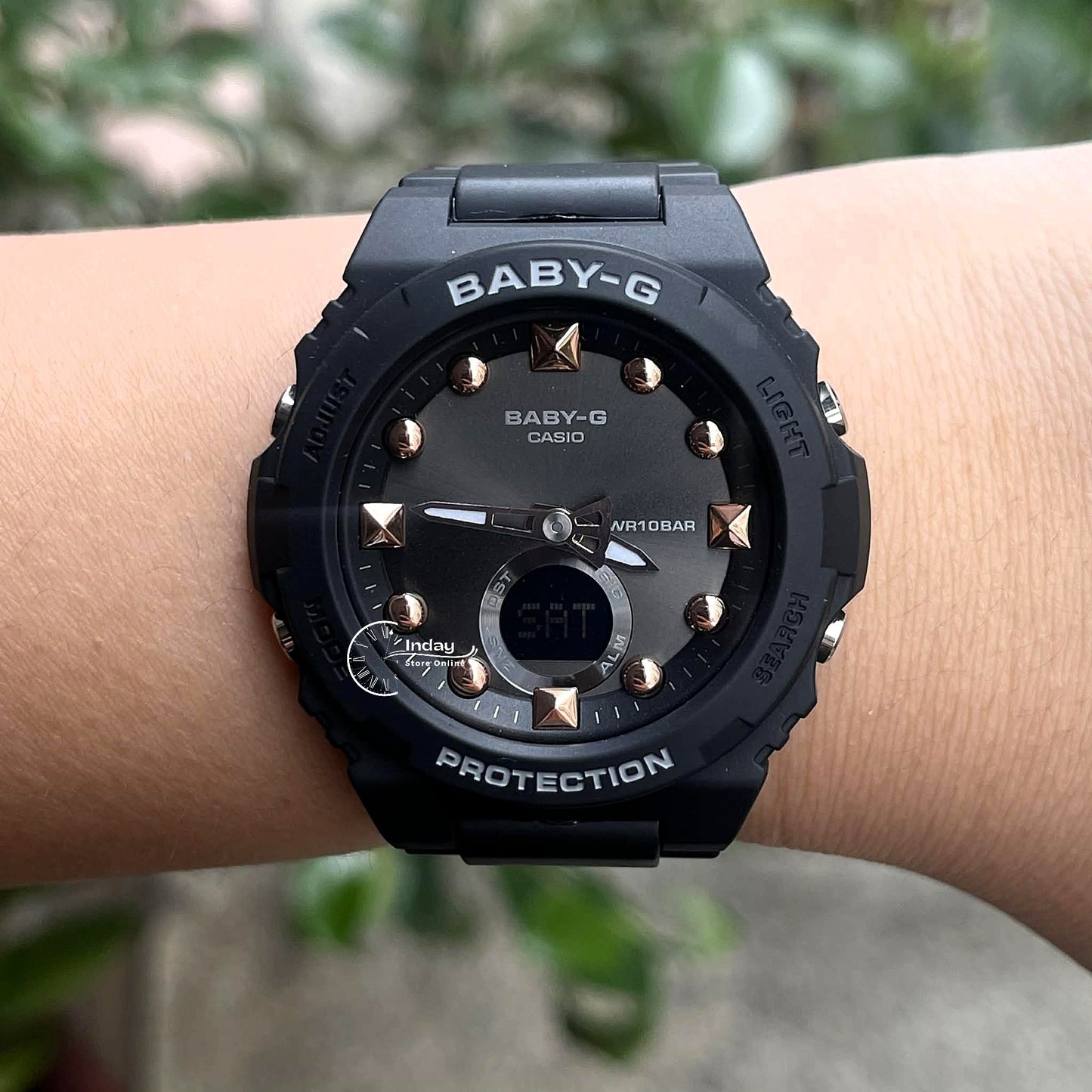 Casio Baby-G Women's Watch BGA-320-1A Resin Band Mineral Glass Shock Resistant