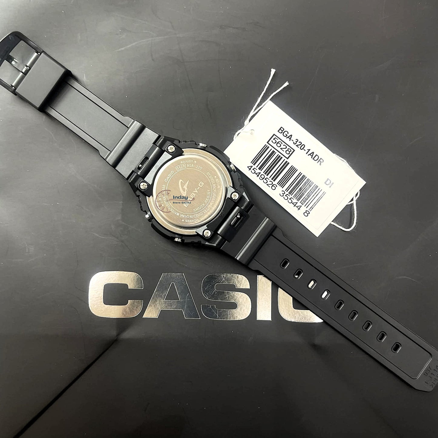 Casio Baby-G Women's Watch BGA-320-1A Resin Band Mineral Glass Shock Resistant