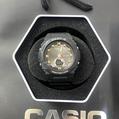 Casio Baby-G Women's Watch BGA-320-1A Resin Band Mineral Glass Shock Resistant