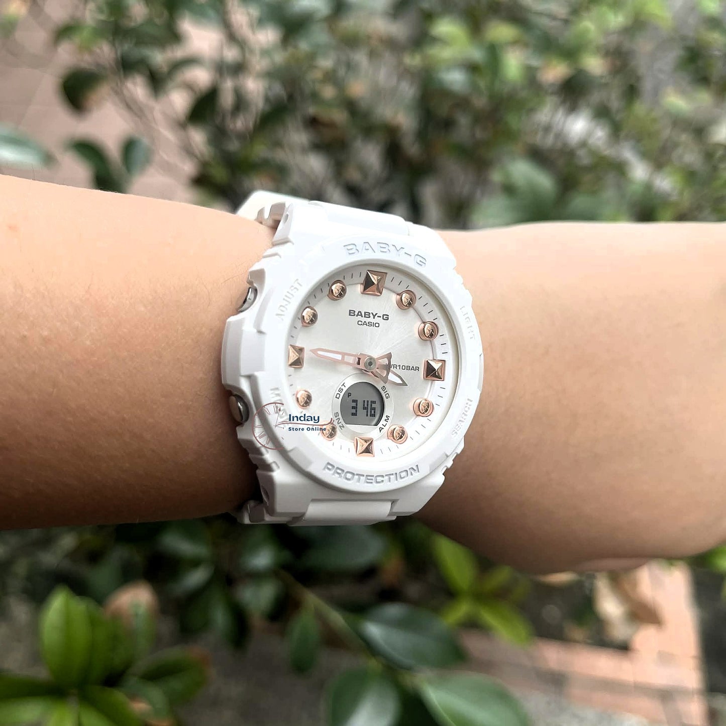 Casio Baby-G Women's Watch BGA-320-7A2 Resin Band Mineral Glass Shock Resistant