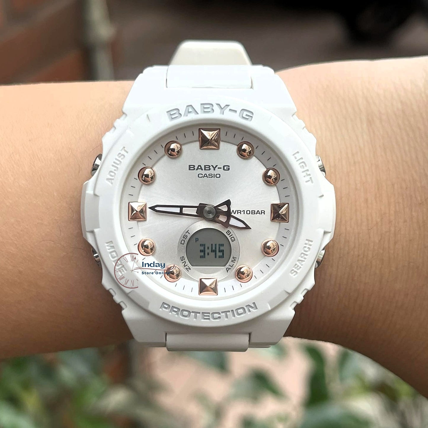 Casio Baby-G Women's Watch BGA-320-7A2 Resin Band Mineral Glass Shock Resistant