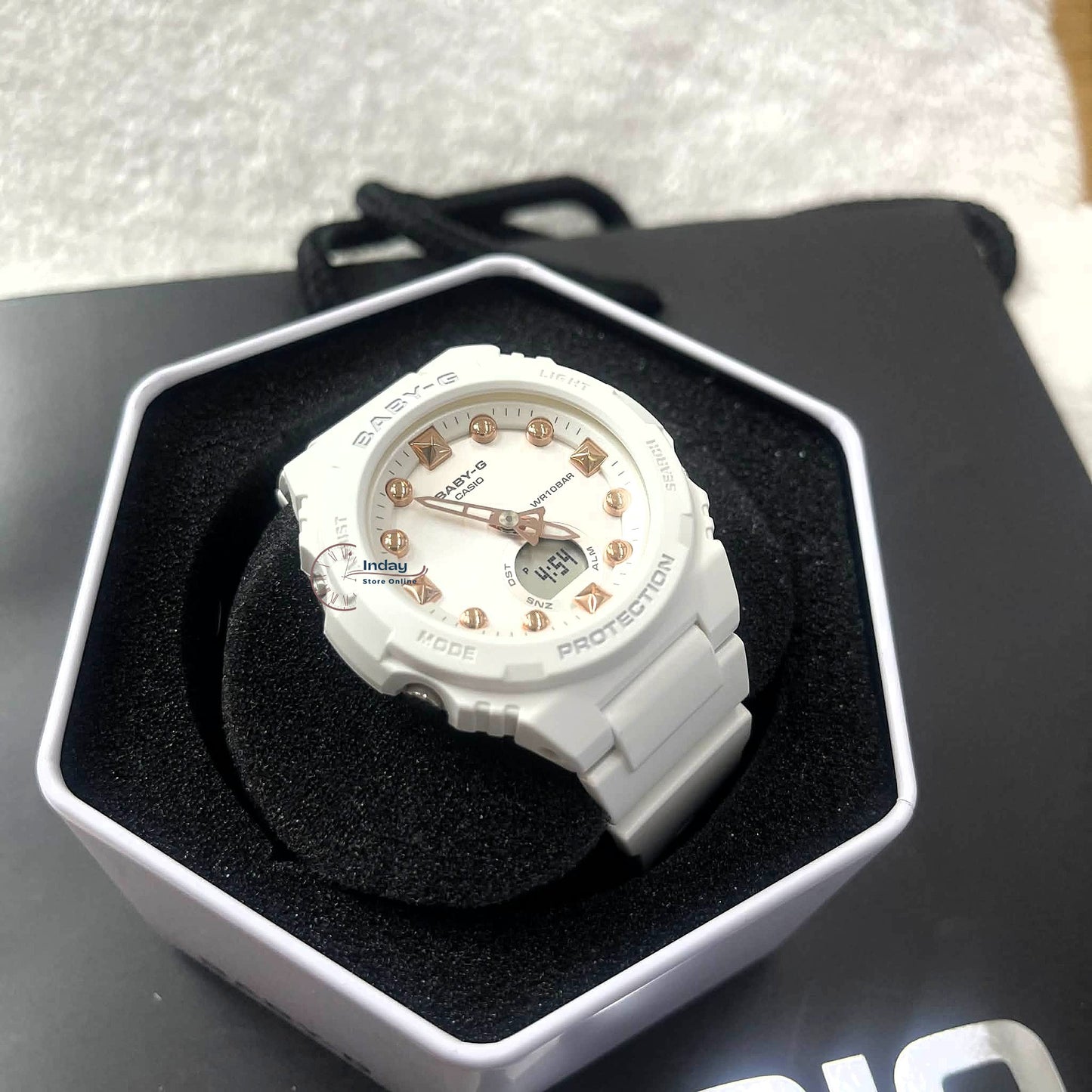Casio Baby-G Women's Watch BGA-320-7A2 Resin Band Mineral Glass Shock Resistant