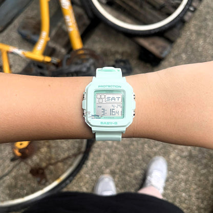 Casio Baby-G Women's Watch BGD-10-3 Resin Band Mineral Glass Shock Resistant