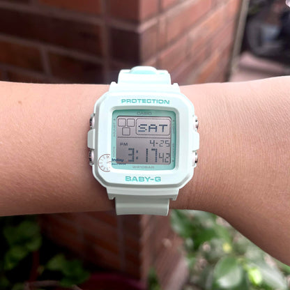 Casio Baby-G Women's Watch BGD-10-3 Resin Band Mineral Glass Shock Resistant