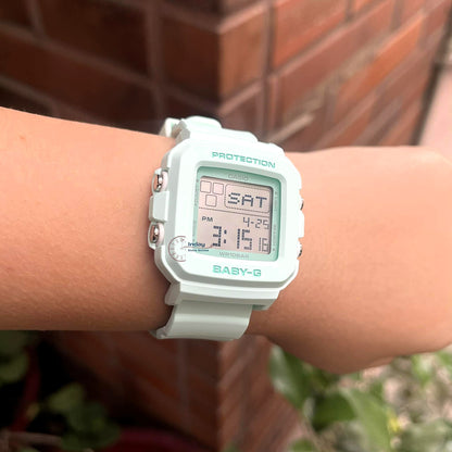Casio Baby-G Women's Watch BGD-10-3 Resin Band Mineral Glass Shock Resistant