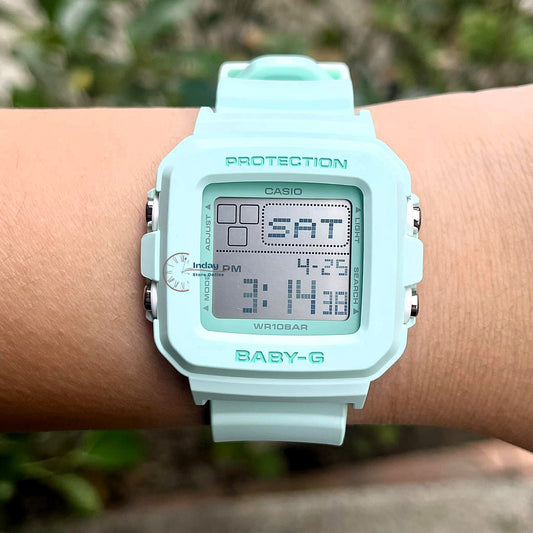 Casio Baby-G Women's Watch BGD-10-3 Resin Band Mineral Glass Shock Resistant