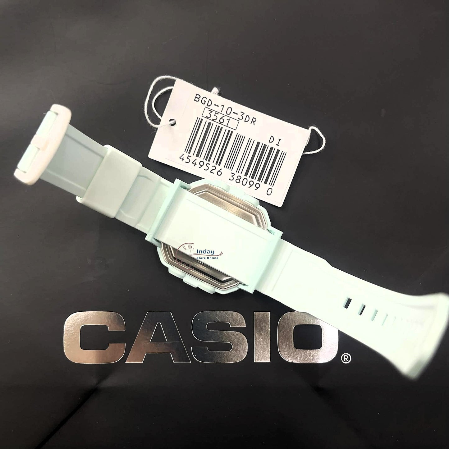 Casio Baby-G Women's Watch BGD-10-3 Resin Band Mineral Glass Shock Resistant
