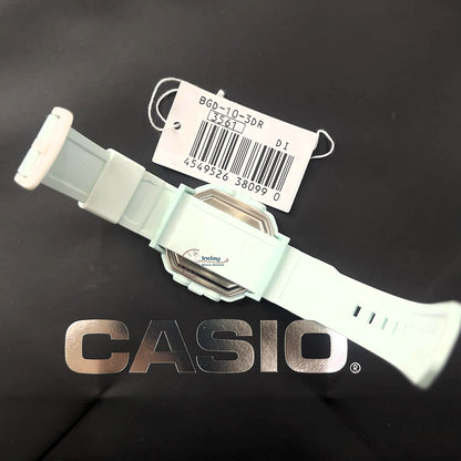 Casio Baby-G Women's Watch BGD-10-3 Resin Band Mineral Glass Shock Resistant
