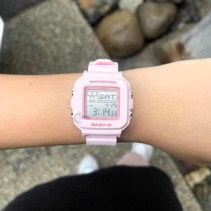 Casio Baby-G Women's Watch BGD-10-4 Resin Band Mineral Glass Shock Resistant