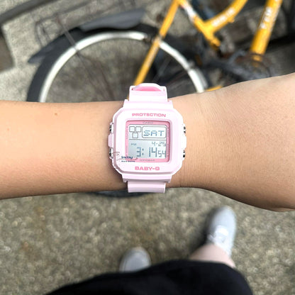 Casio Baby-G Women's Watch BGD-10-4 Resin Band Mineral Glass Shock Resistant
