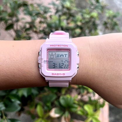 Casio Baby-G Women's Watch BGD-10-4 Resin Band Mineral Glass Shock Resistant