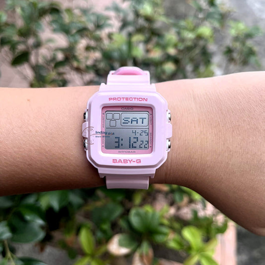Casio Baby-G Women's Watch BGD-10-4 Resin Band Mineral Glass Shock Resistant