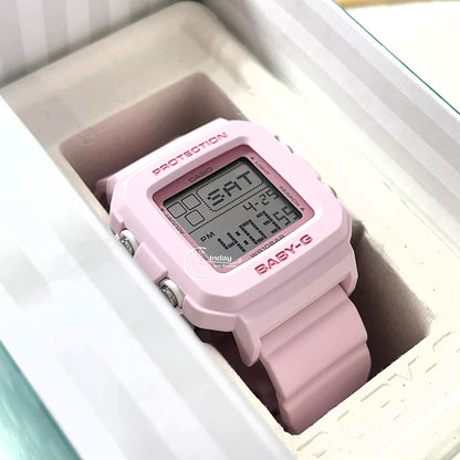 Casio Baby-G Women's Watch BGD-10-4 Resin Band Mineral Glass Shock Resistant