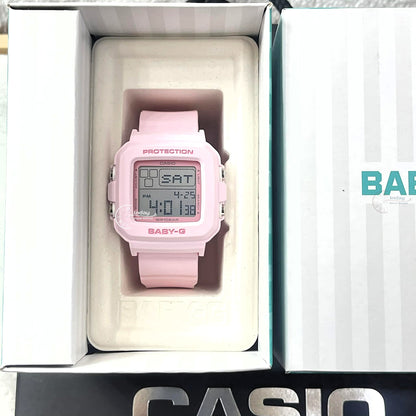 Casio Baby-G Women's Watch BGD-10-4 Resin Band Mineral Glass Shock Resistant