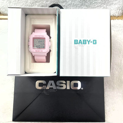 Casio Baby-G Women's Watch BGD-10-4 Resin Band Mineral Glass Shock Resistant