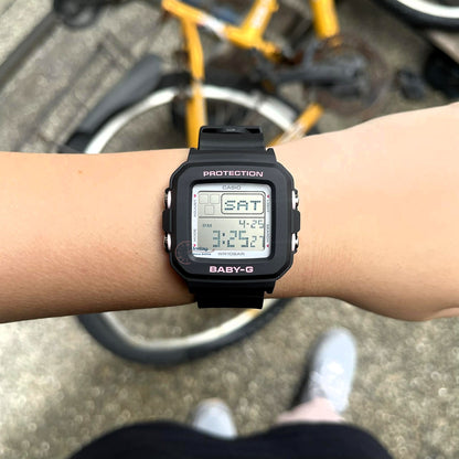 Casio Baby-G Women's Watch BGD-10KH-1 Mineral Glass Resin Band Shock Resistant BatteryLlife: 3 Years