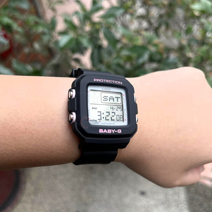 Casio Baby-G Women's Watch BGD-10KH-1 Mineral Glass Resin Band Shock Resistant BatteryLlife: 3 Years