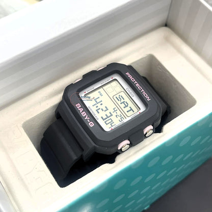 Casio Baby-G Women's Watch BGD-10KH-1 Mineral Glass Resin Band Shock Resistant BatteryLlife: 3 Years