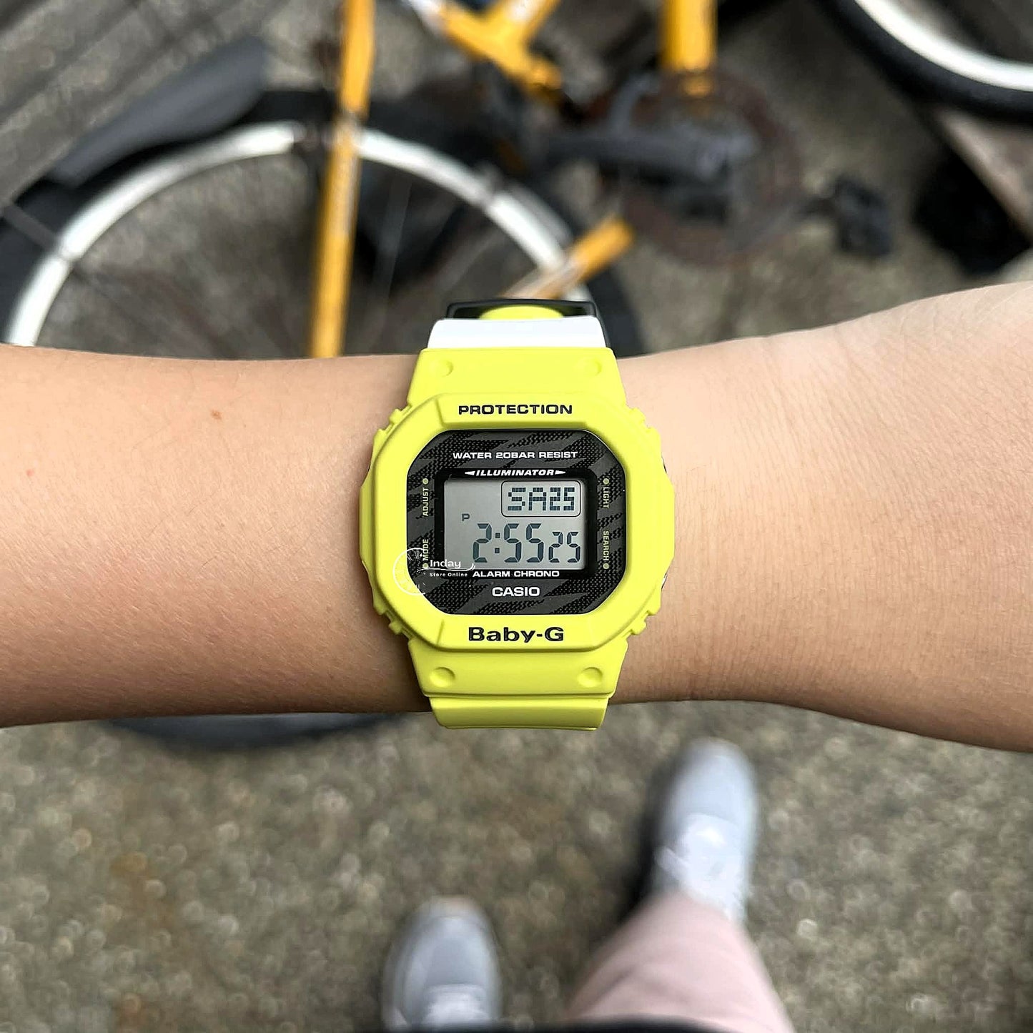 Casio Baby-G Women's Watch BGD-560TG-9 Resin Band Shock Resistant Mineral Glass