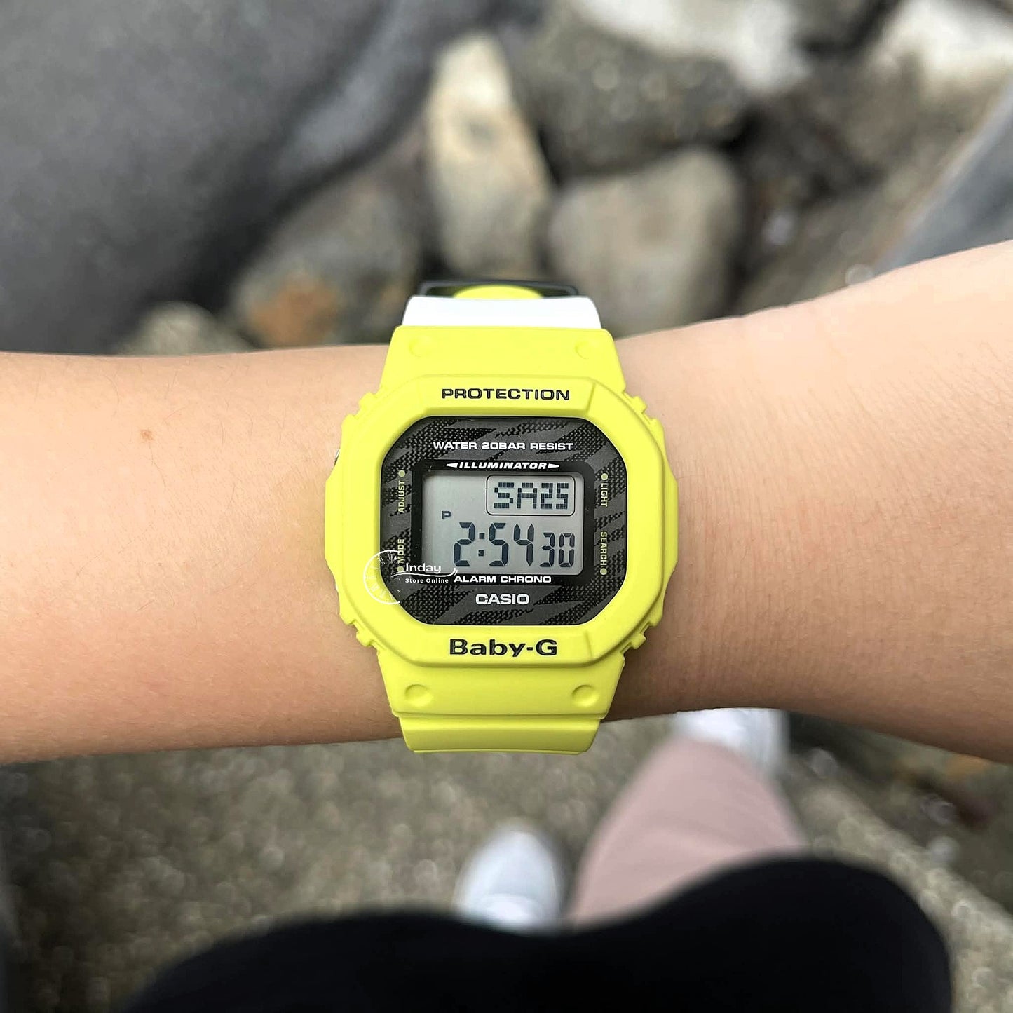 Casio Baby-G Women's Watch BGD-560TG-9 Resin Band Shock Resistant Mineral Glass