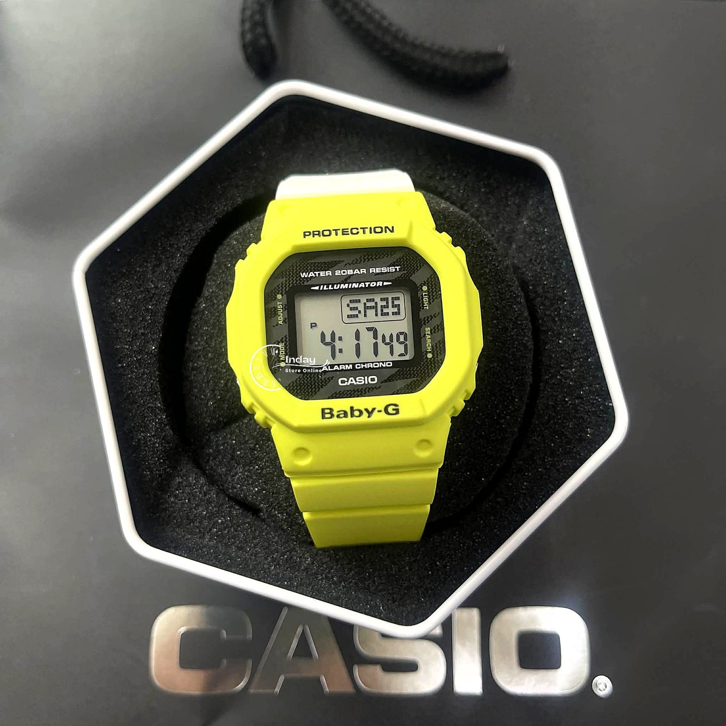 Casio Baby-G Women's Watch BGD-560TG-9 Resin Band Shock Resistant Mineral Glass