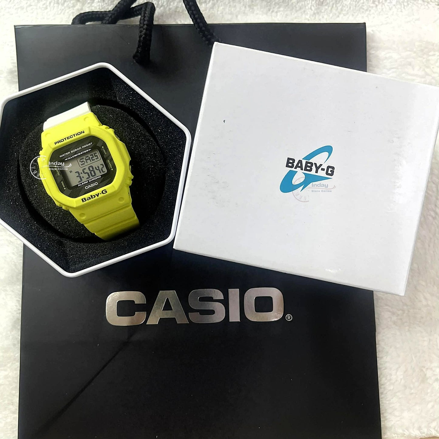 Casio Baby-G Women's Watch BGD-560TG-9 Resin Band Shock Resistant Mineral Glass