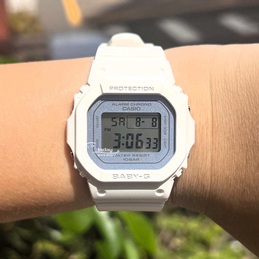 Casio Baby-G Women's Watch BGD-565SC-2B Mineral Glass Shock Resistant Resin Band Battery Life: 3 Years