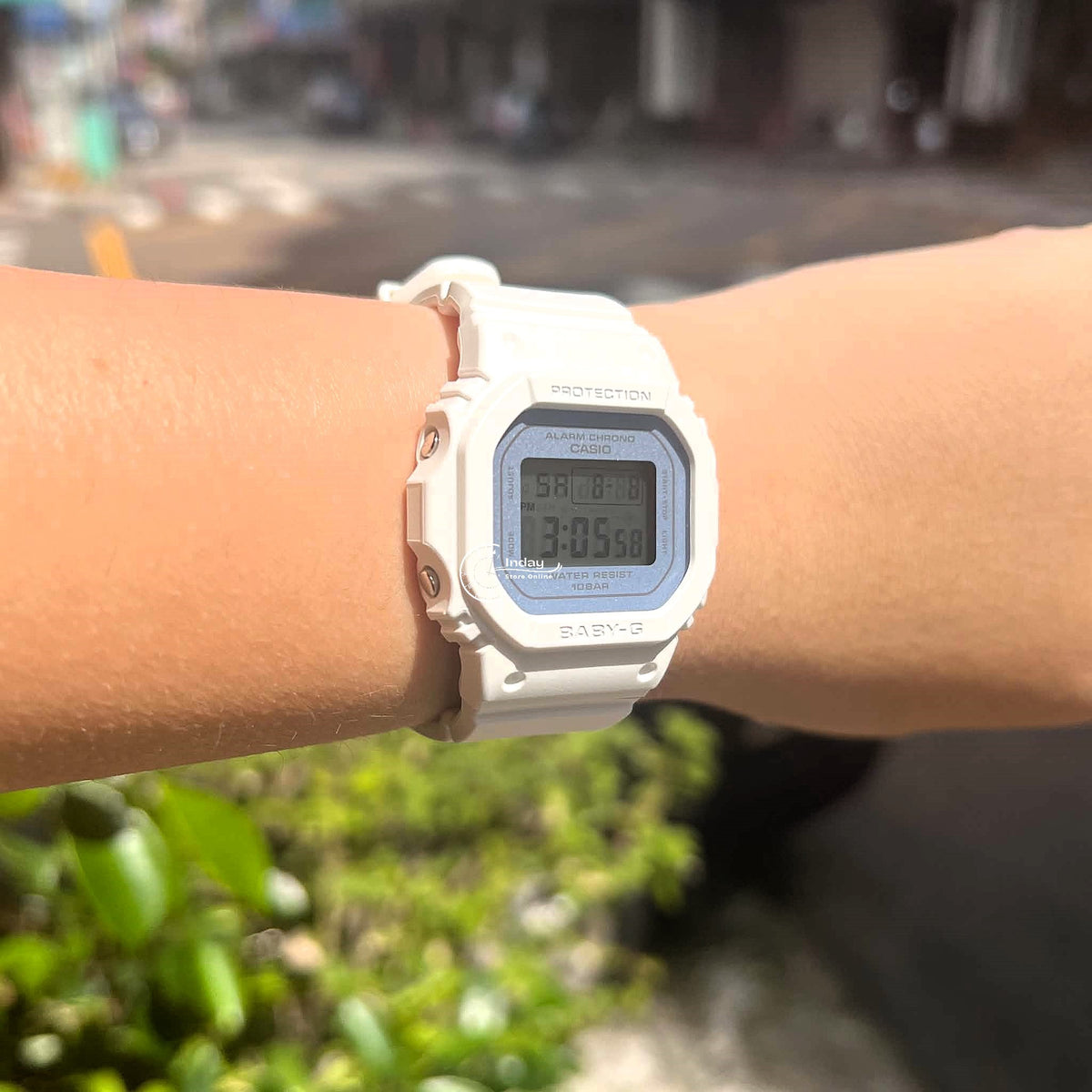 Casio Baby-G Women's Watch BGD-565SC-2B Mineral Glass Shock Resistant Resin Band Battery Life: 3 Years
