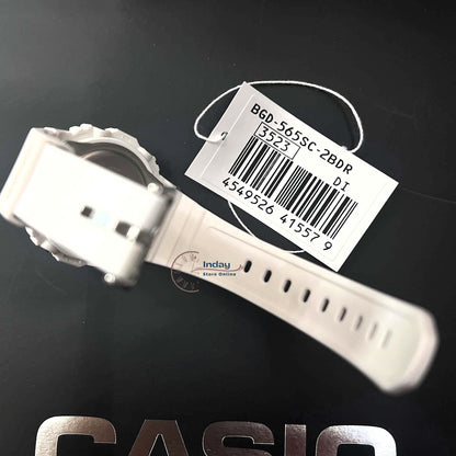 Casio Baby-G Women's Watch BGD-565SC-2B Mineral Glass Shock Resistant Resin Band Battery Life: 3 Years