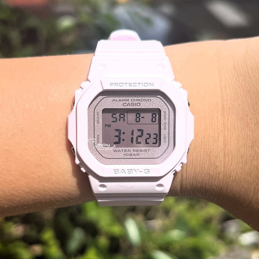 Casio Baby-G Women's Watch BGD-565SC-4B Mineral Glass Shock Resistant Resin Band Battery Life: 3 Years
