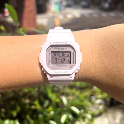 Casio Baby-G Women's Watch BGD-565SC-4B Mineral Glass Shock Resistant Resin Band Battery Life: 3 Years