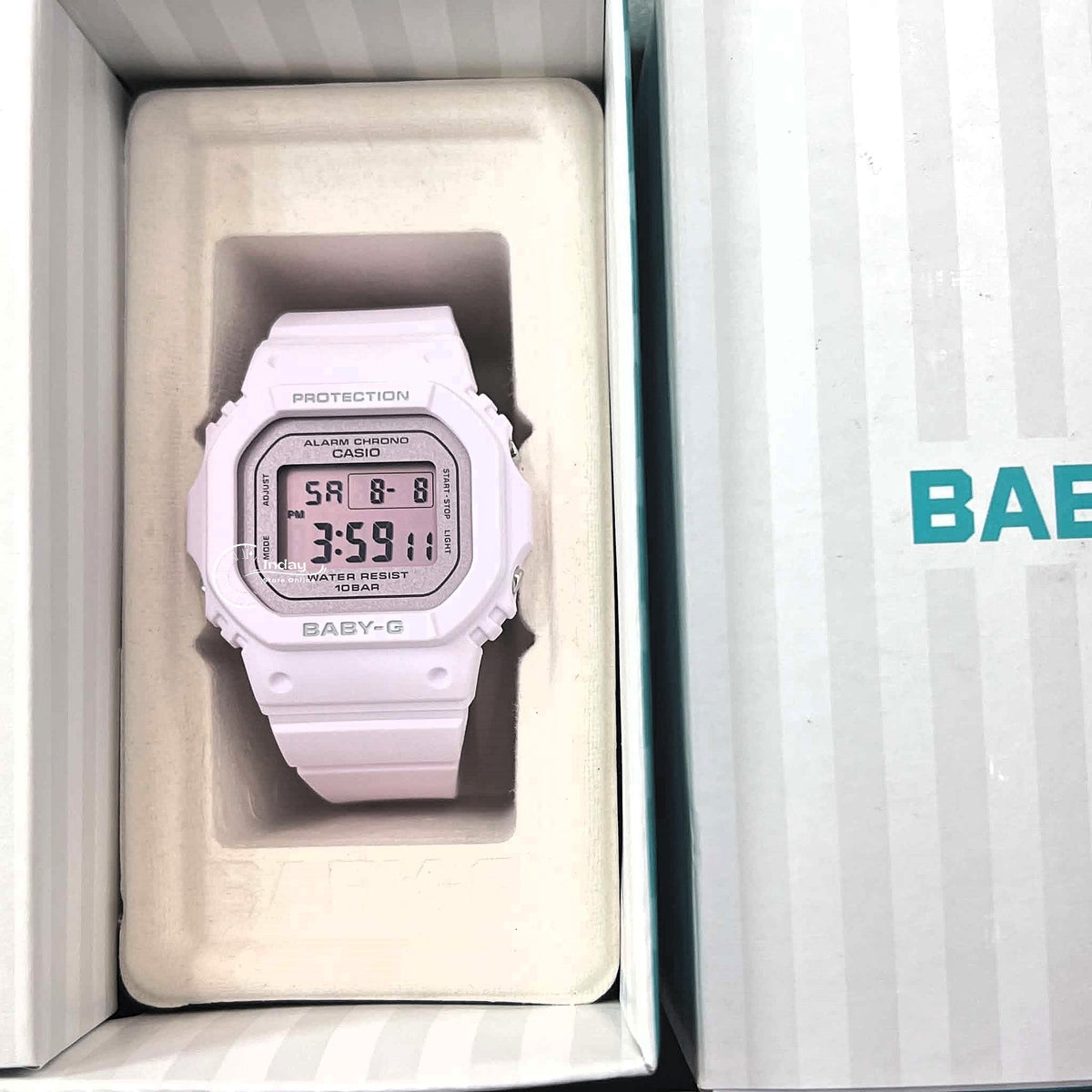 Casio Baby-G Women's Watch BGD-565SC-4B Mineral Glass Shock Resistant Resin Band Battery Life: 3 Years