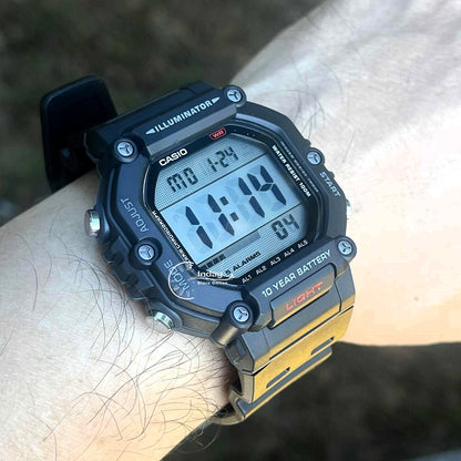 Casio Digital Men's Watch AE-1600H-1A Resin Band Resin Glass Battery Life: 10 years