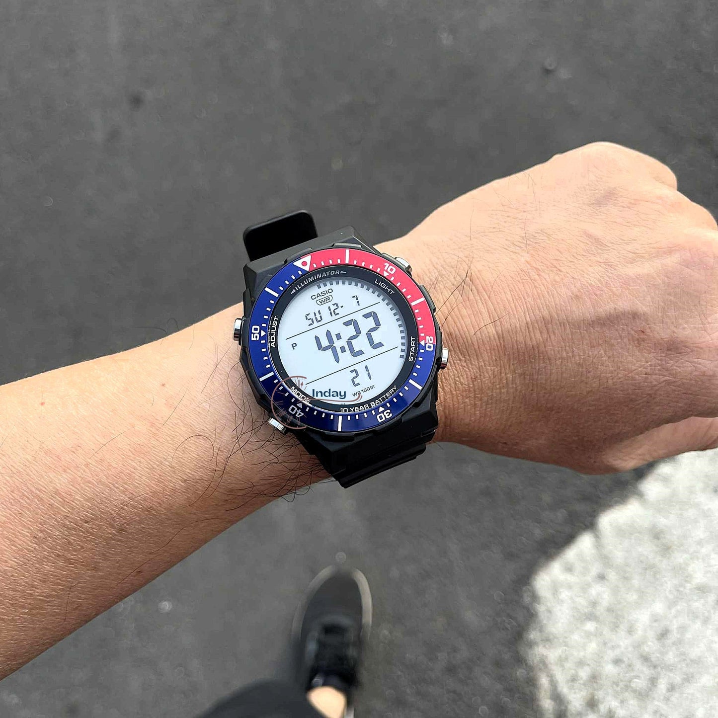 Casio Digital  Men's Watch AE-1700H-1A2 Resin Glass Resin Band Battery Life: 10 Years