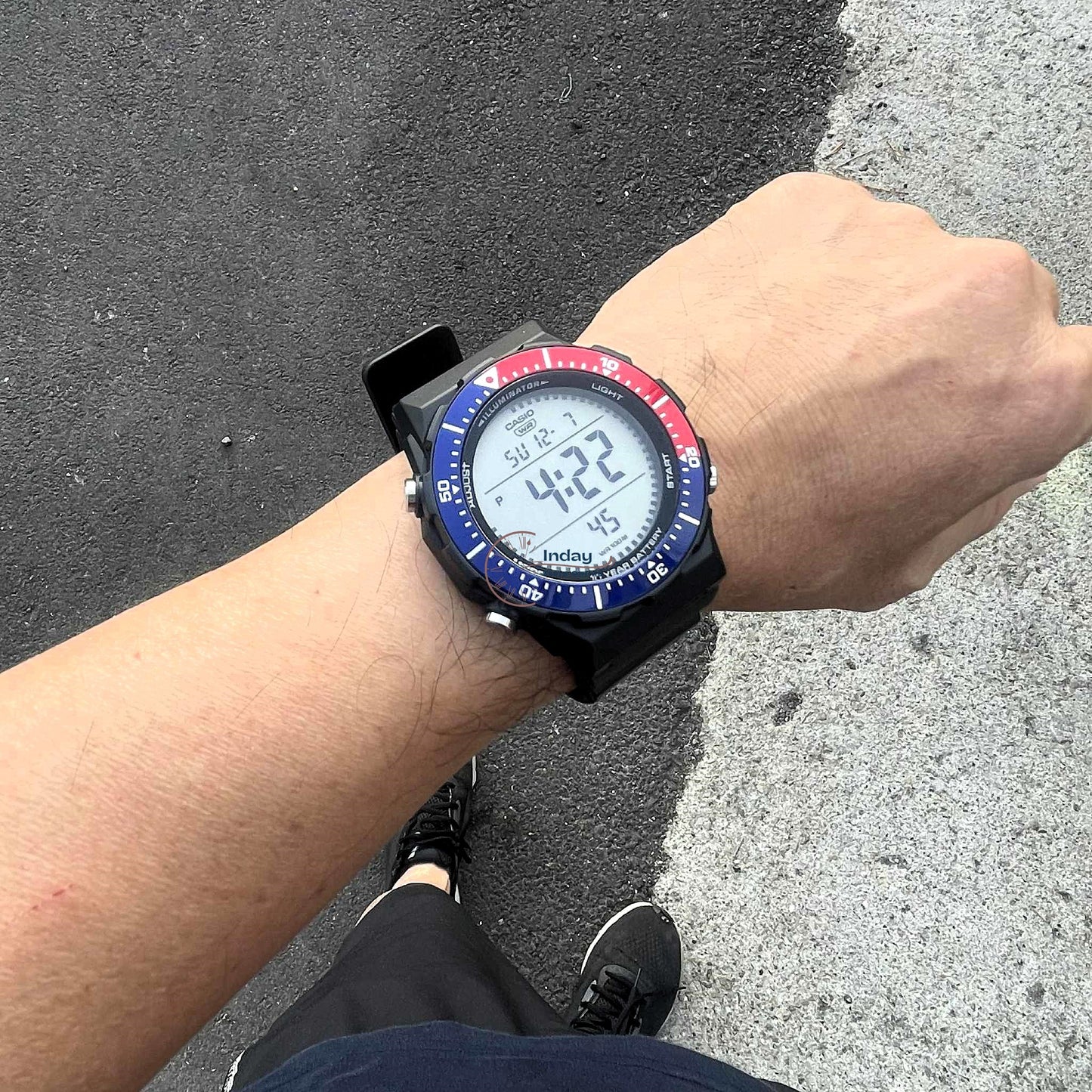 Casio Digital  Men's Watch AE-1700H-1A2 Resin Glass Resin Band Battery Life: 10 Years