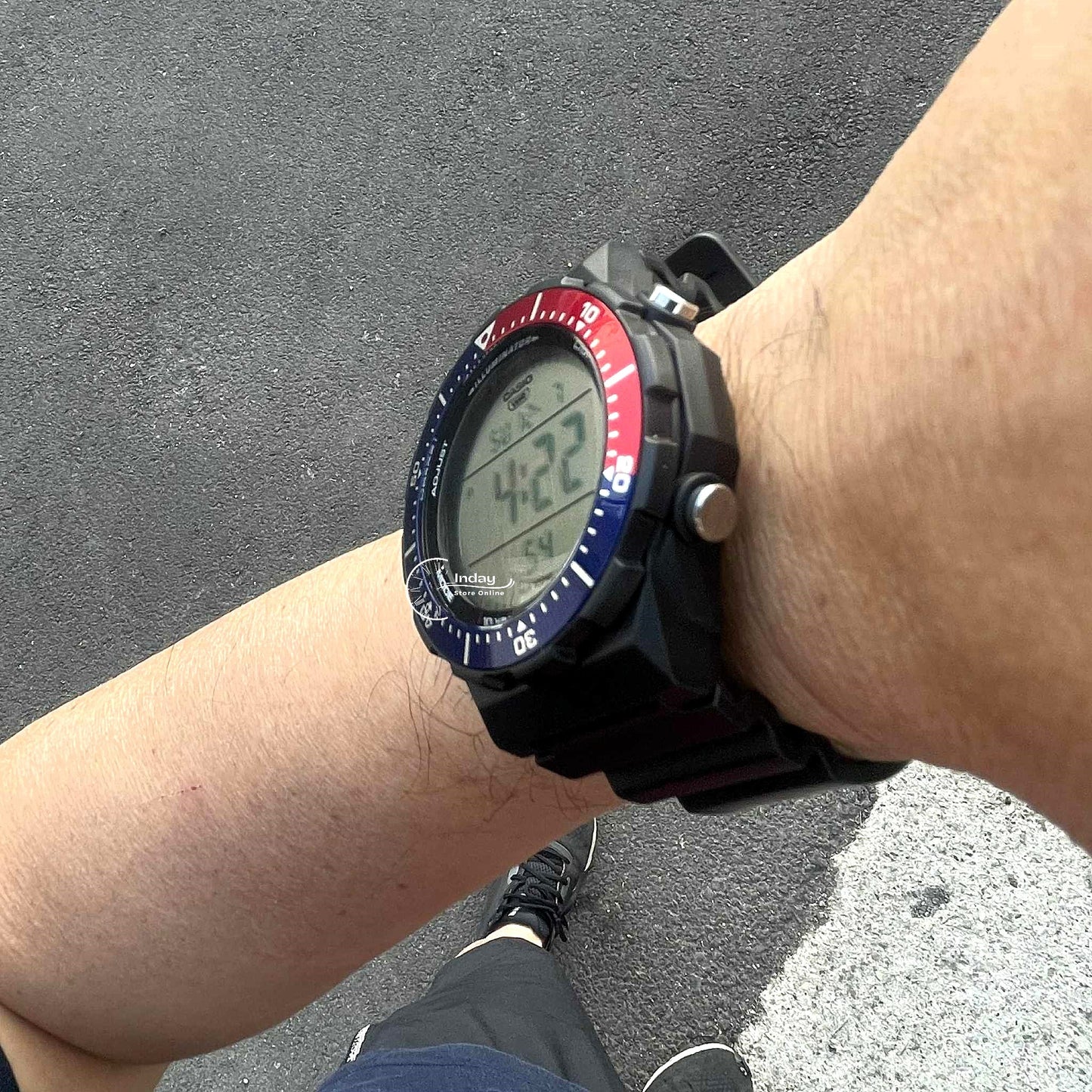 Casio Digital  Men's Watch AE-1700H-1A2 Resin Glass Resin Band Battery Life: 10 Years