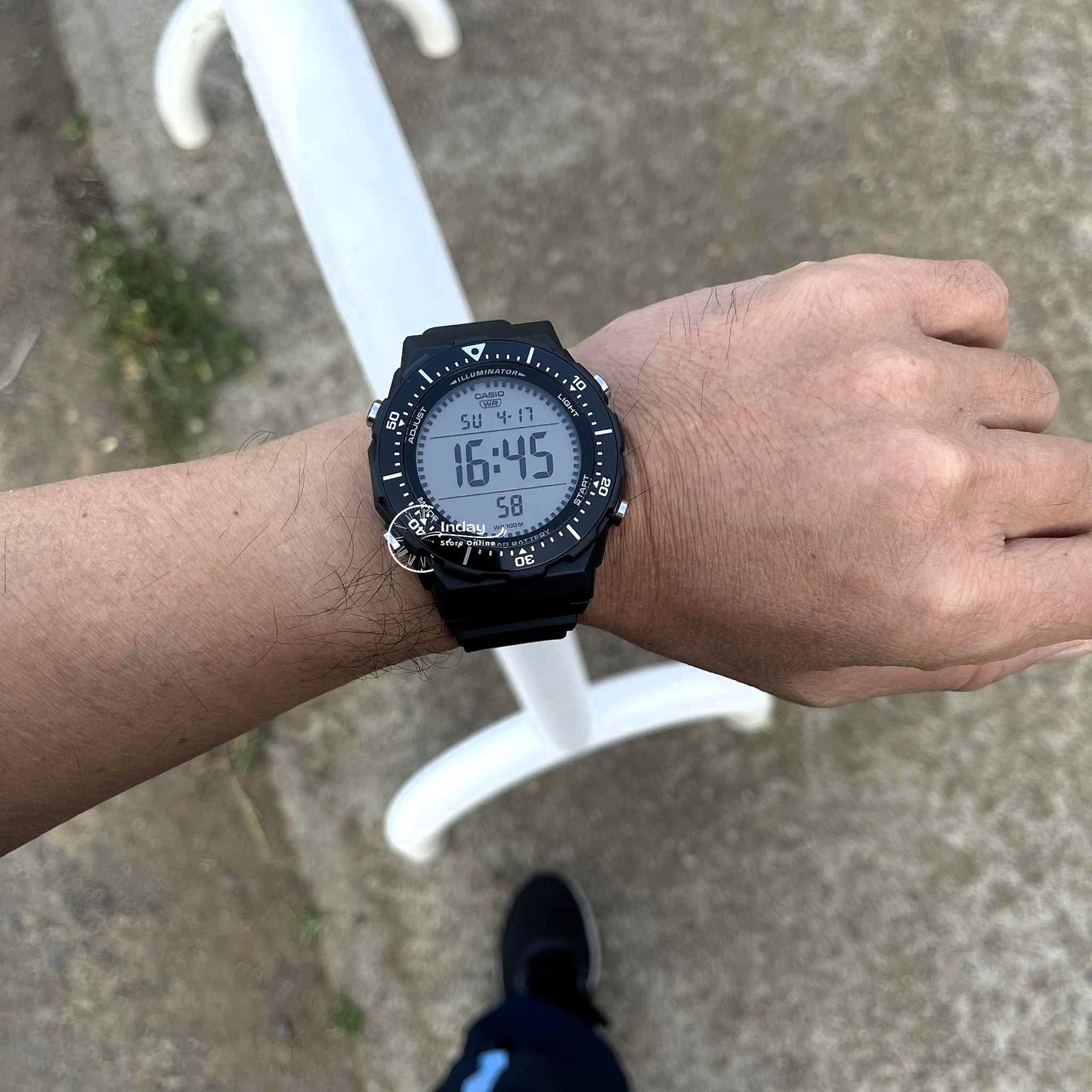 Casio Digital  Men's Watch AE-1700H-1A Resin Glass Resin Band Battery Life: 10 Years