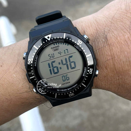 Casio Digital  Men's Watch AE-1700H-1A Resin Glass Resin Band Battery Life: 10 Years