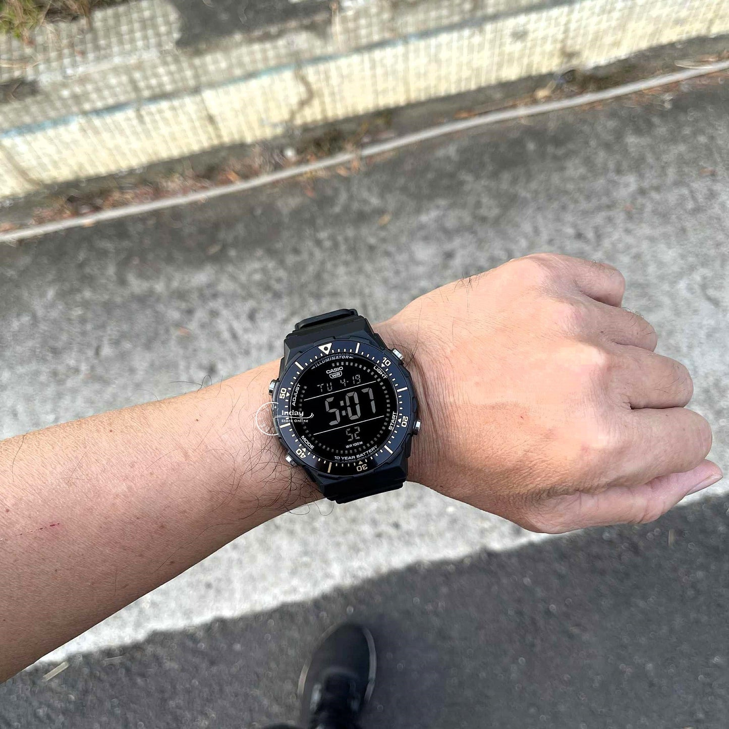 Casio Digital  Men's Watch AE-1700H-1B Resin Glass Resin Band Battery Life: 10 Years