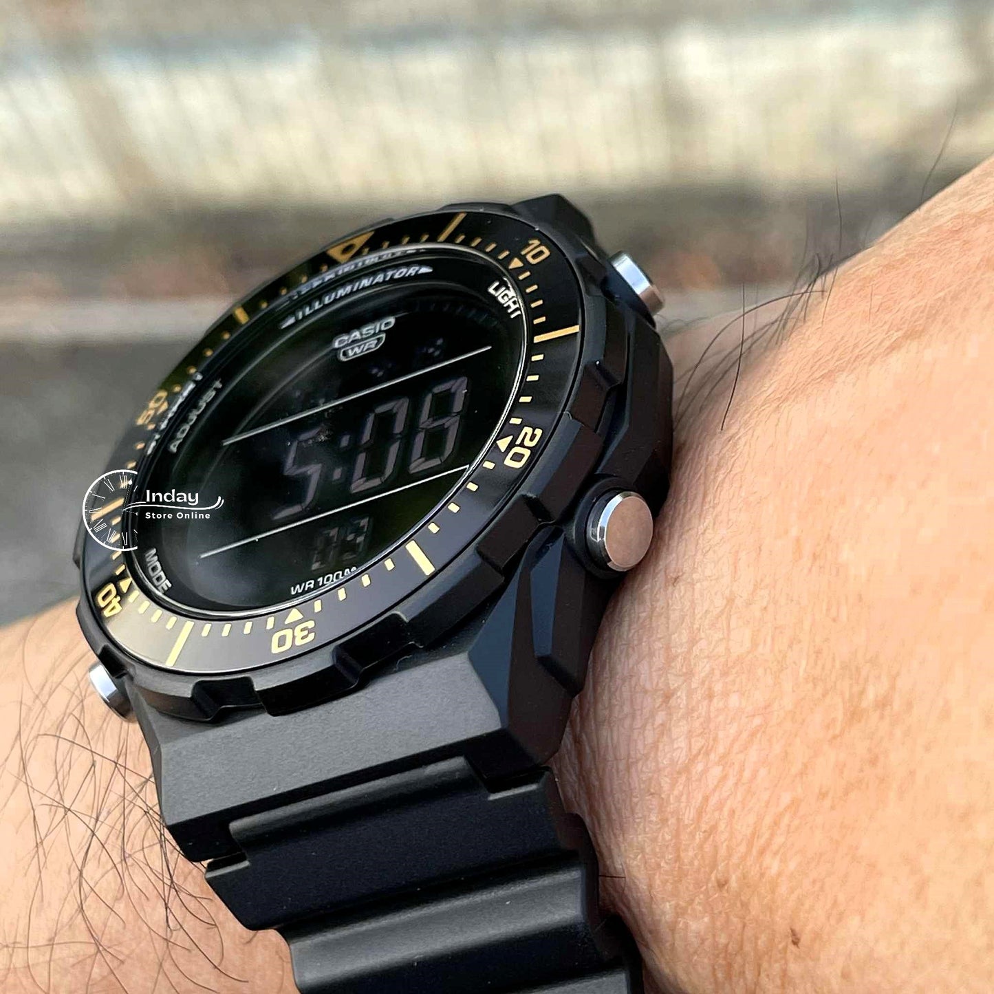 Casio Digital  Men's Watch AE-1700H-1B Resin Glass Resin Band Battery Life: 10 Years