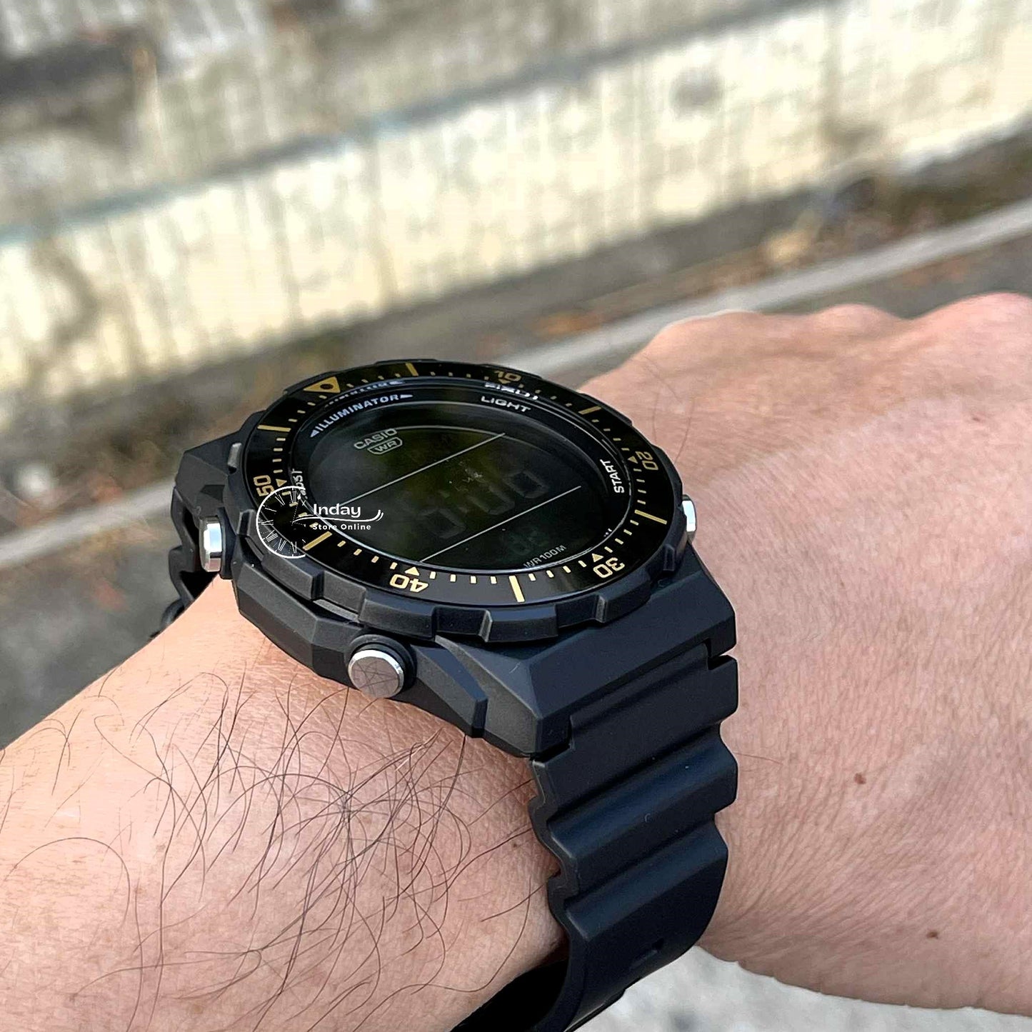 Casio Digital  Men's Watch AE-1700H-1B Resin Glass Resin Band Battery Life: 10 Years