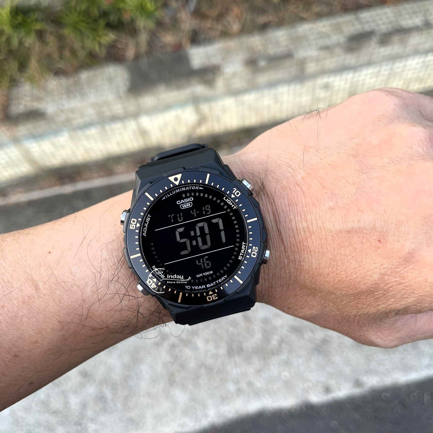 Casio Digital  Men's Watch AE-1700H-1B Resin Glass Resin Band Battery Life: 10 Years