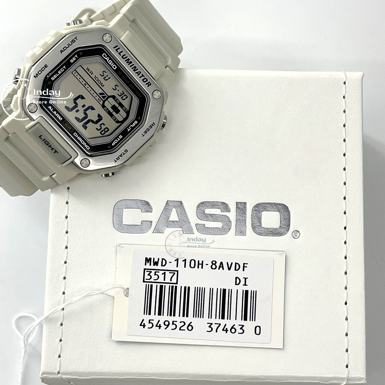 Casio Digital Men's Watch MWD-110H-8A Resin Band Resin Glass Battery Life: 10 years