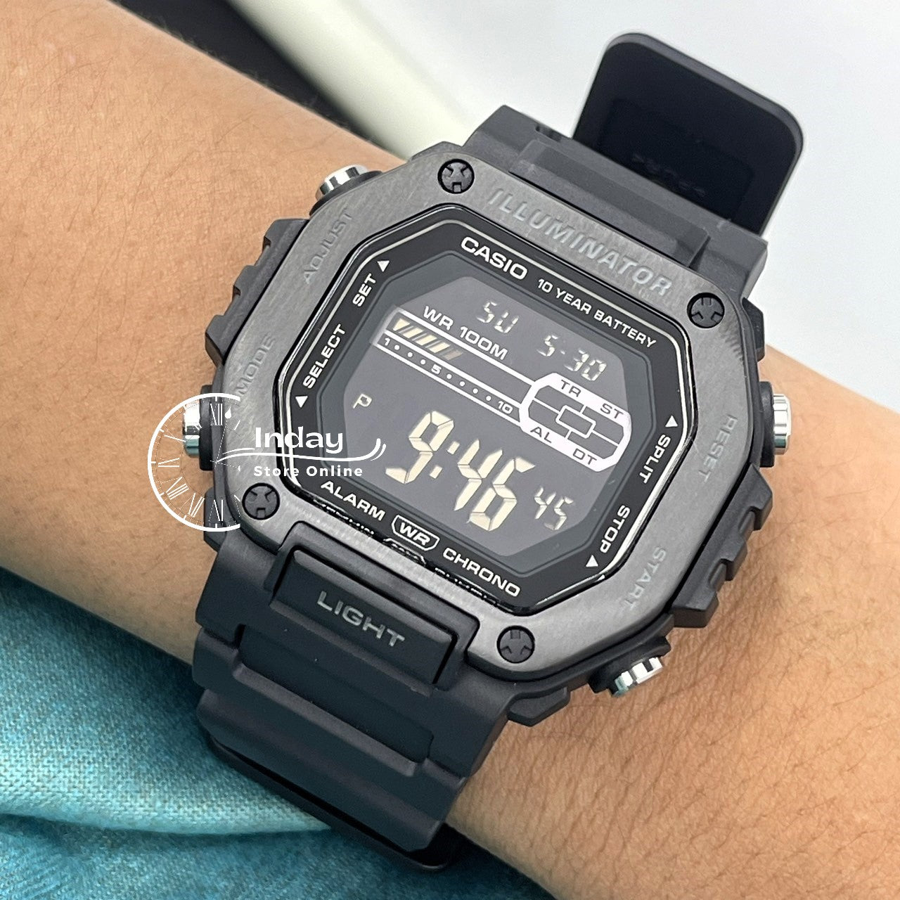 Casio Digital Men's Watch MWD-110HB-1B Resin Band Resin Glass Battery Life: 10 years